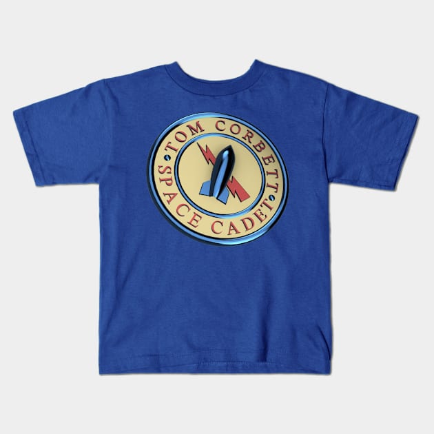 Tom Corbett Retro Kids T-Shirt by Federation Skum Kosplay